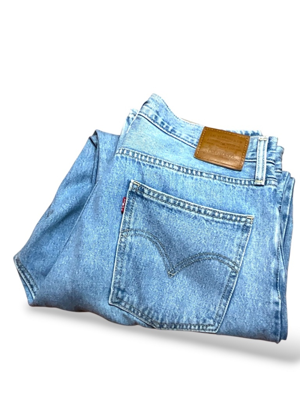 LEVI’S 100% Cotton Dad Jean 5 Pocket Slouchy Loose Fit US Sz 32 - Picture 14 of 15
